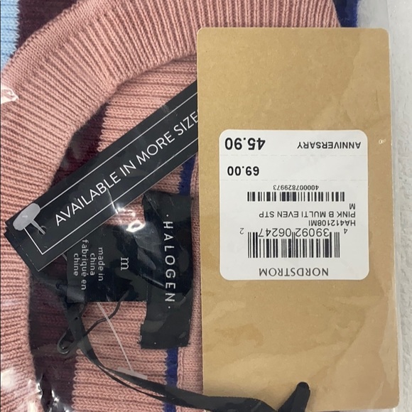 Halogen Women's Crew Neck Fitted Ribbed Sweater - Picture 5 of 8